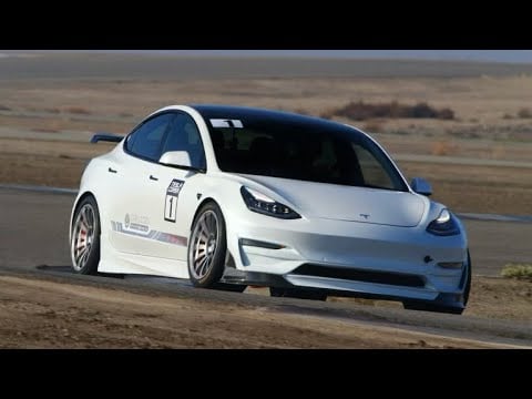 Comparing Lap Times To A Porsche 991 GT2 RS!? 1:49.9 in UP Tesla Model 3 Ascension- R Buttonwillow