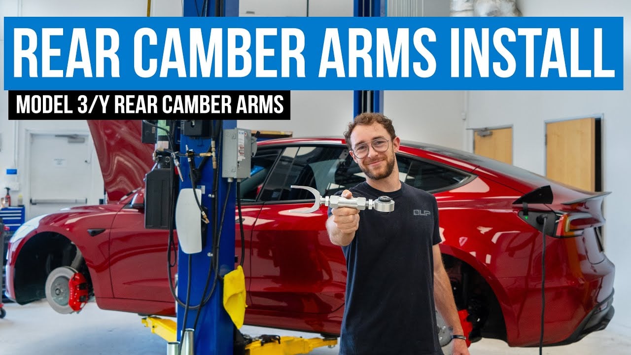 Tesla Model 3 / Y Rear Adjustable Camber Arms Installation Guide - Unplugged Performance