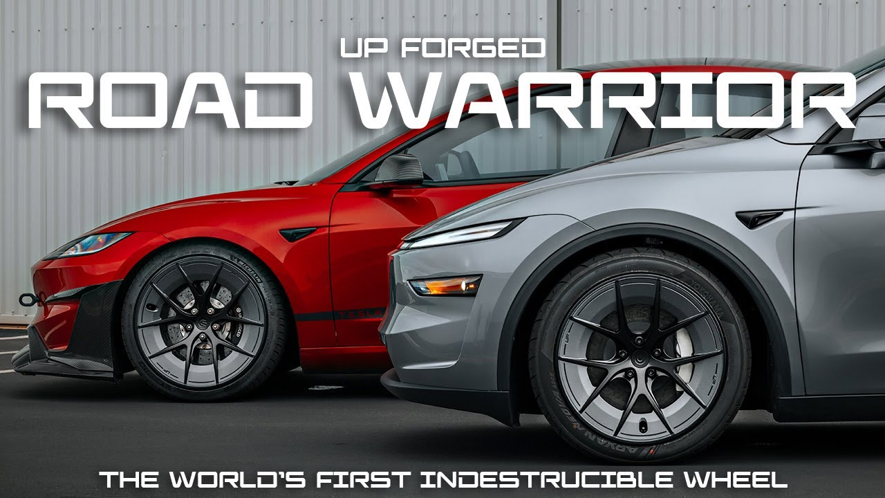 Tesla Model 3 and Model Y on UP Forged Road Warrior Wheels | UP-RW