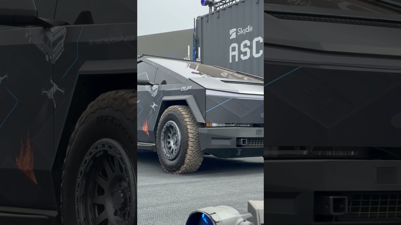 A Look at the Future of Autonomous Drones with an Unplugged Performance Cybertruck
