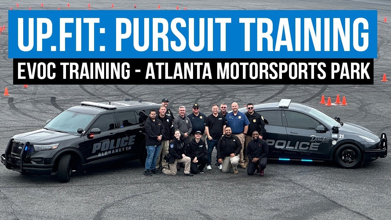 Pursuit Training with UP.FIT Tesla Patrol Vehicles!