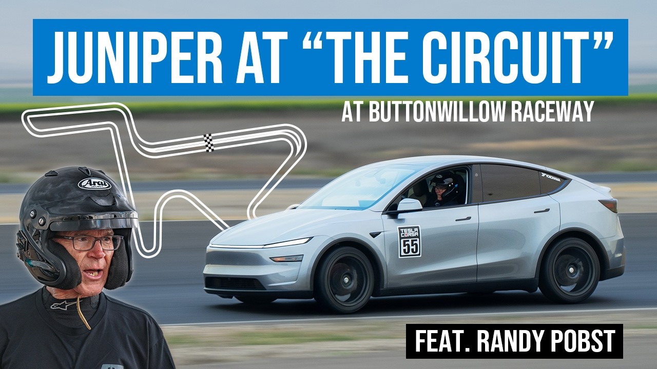 Randy Pobst Takes Out New Juniper Model Y at Buttonwillow "The Circuit"