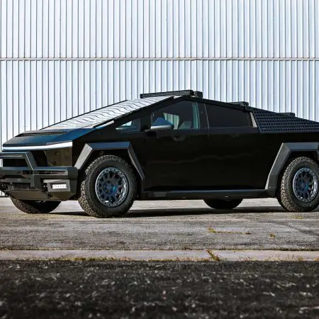 Some Cybertruck builds UP INVINCIBLE start local. This one started on the opposite coast.