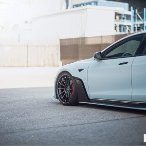 Battleship Gray 2020 Tesla Model S-Apex