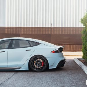 Battleship Gray 2020 Tesla Model S-Apex