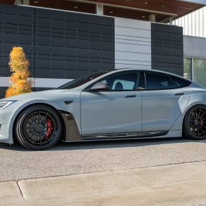 Battleship Gray 2020 Tesla Model S-Apex