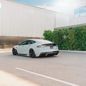 Battleship Gray 2020 Tesla Model S-Apex