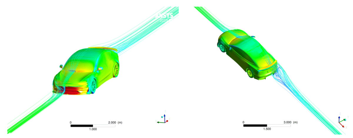 Unplugged Performance Tesla Model 3 Aerodynamic Study Voltext Rear Wing