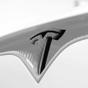 Carbon Fiber "T" Emblem for Tesla Model S