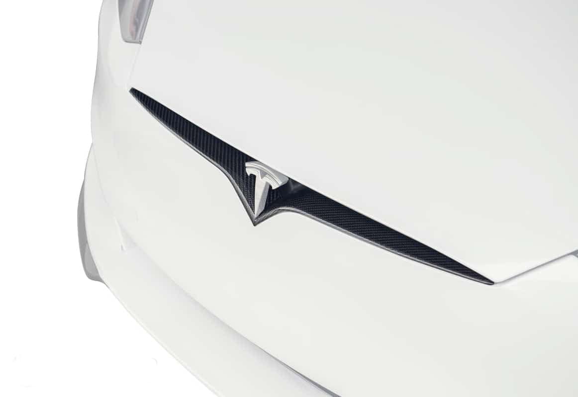 Carbon Fiber V-Stripe Replacement for 2016.5-19+ Tesla Model S (Facelift)