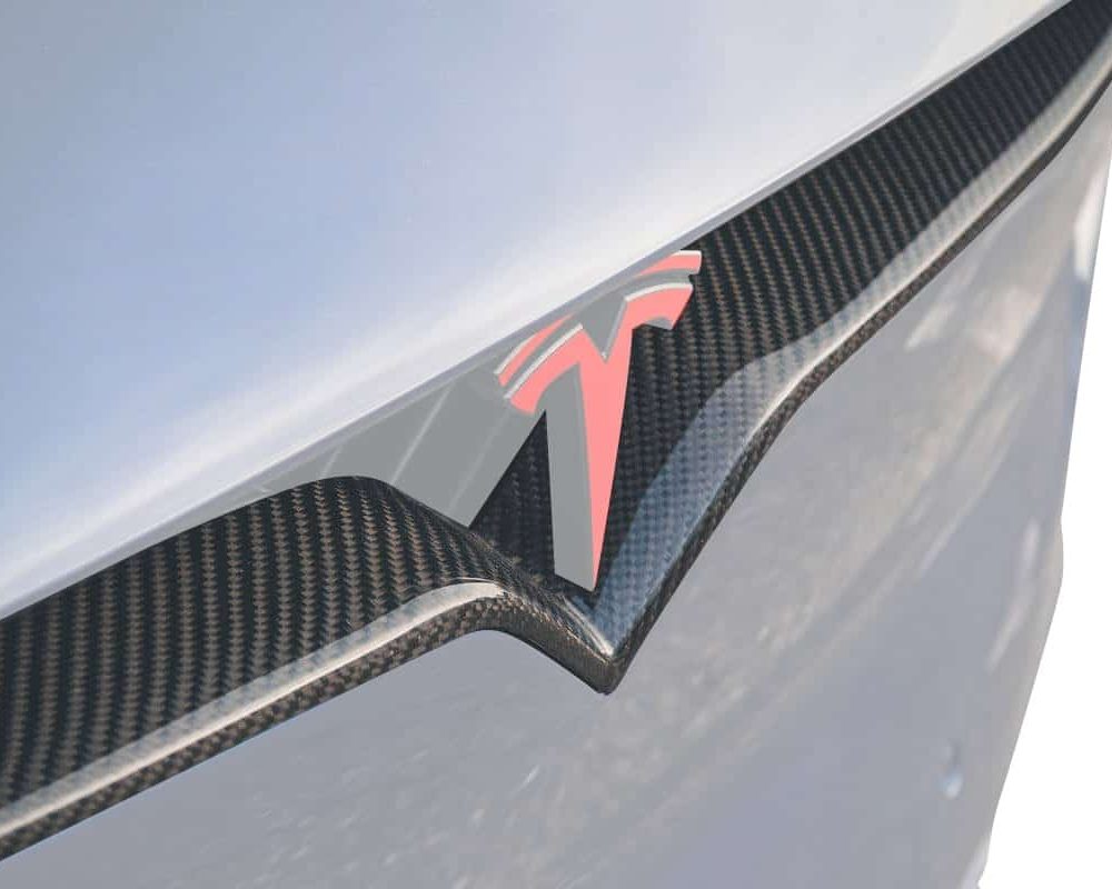 Carbon Fiber V-Stripe Replacement for Tesla Model X