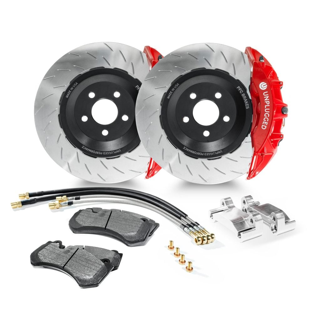 UP x PFC – Iron BFB Kit – 6 Piston Front Big Brake Kit for Tesla Model 3 and Model Y (BBK)