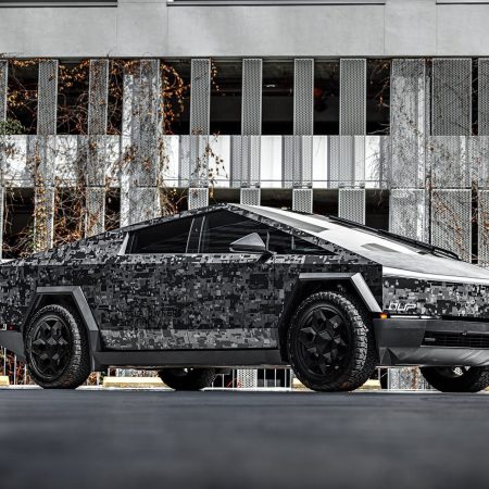 Tesla Owners of Silicon Valley Cybertruck – CYBRHEX Forged Wheels in Satin Black