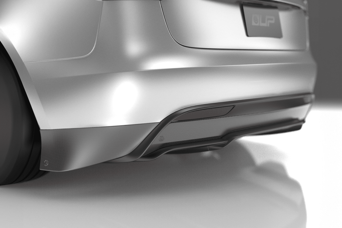 Unplugged Performance 2024 Tesla Model 3 Performance with Carbon Fiber Rear Spats Rear Diffuser 1920x1280 1