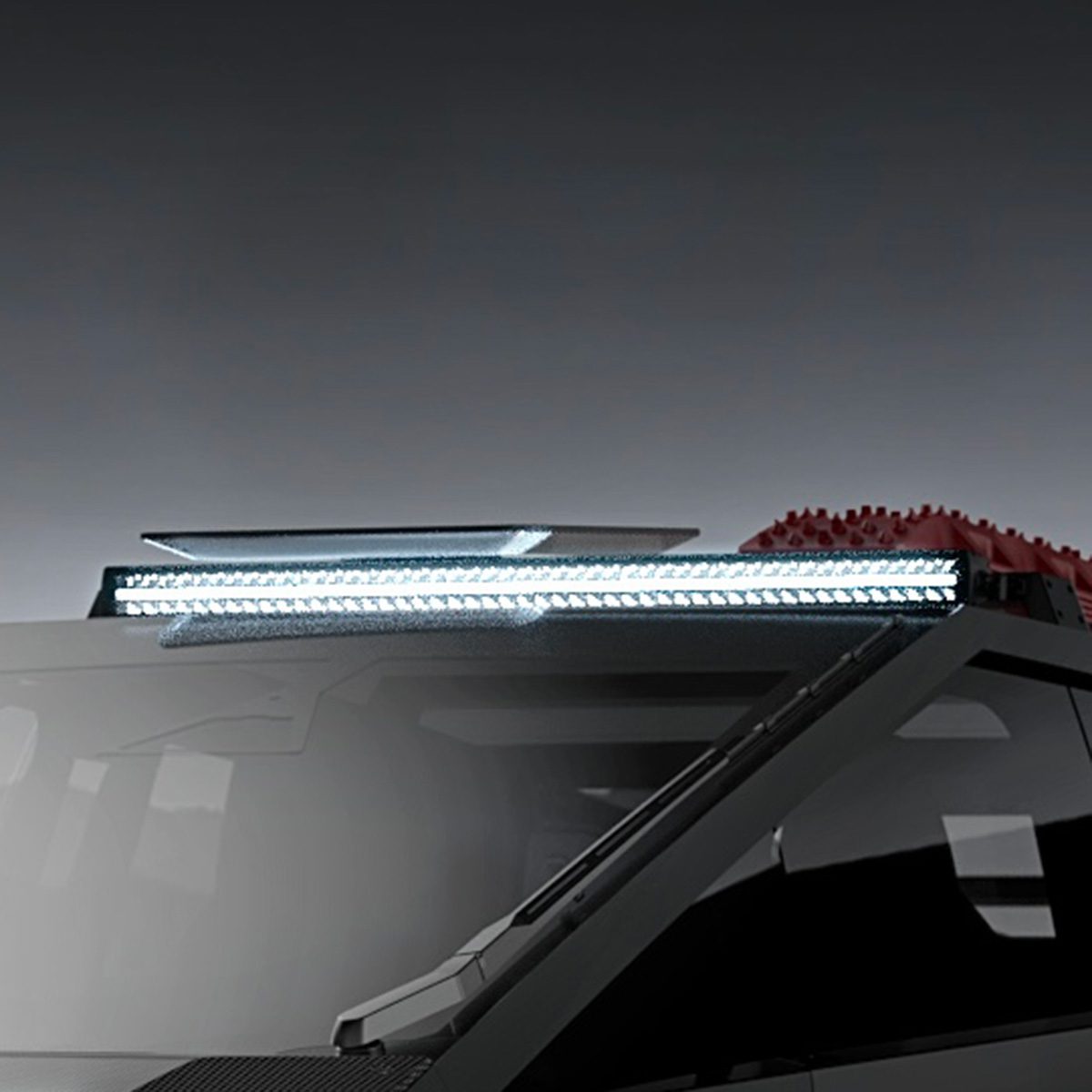 Invincible Roof Rack System: Accessory – BFLB 50″ Roof Double LED Light Bar 48V And Harness Set