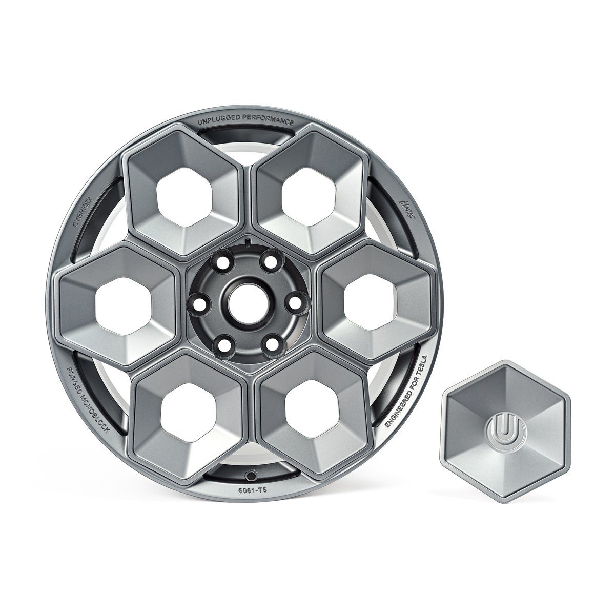 Replacement Parts: Cybrhex for Cybertruck Replacement Center Cap