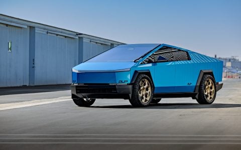 Tesla Cybertruck blue bronze 24 inch CYBRHEX wheels Unplugged performance 1920px image (11)