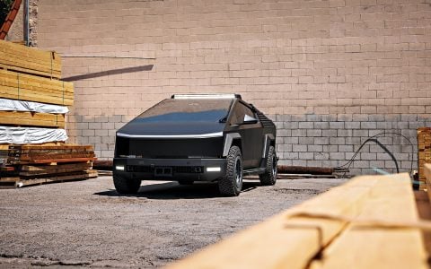 Storm Chaser INVINCIBLE Cybertruck on UP-03 Beadlock Forged Wheels in Satin Titanium