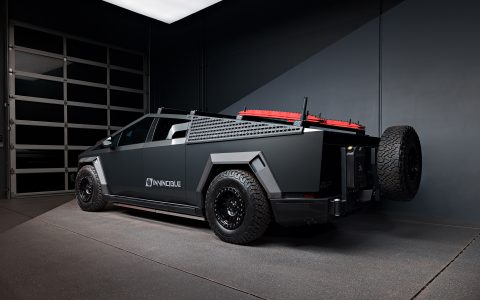 Why Forged Wheels Are the Ultimate Upgrade for Your Tesla Cybertruck 8 UP INVINCIBLE Cybertruck with Front and Rear Bumper UP-03 Beadlock Forged Wheels Roof Rails with Molle Panel Rack & 50in Light Bar