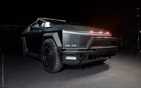 Why Forged Wheels Are the Ultimate Upgrade for Your Tesla Cybertruck 6 UP INVINCIBLE Cybertruck with Front and Rear Bumper UP-03 Beadlock Forged Wheels Roof Rails with Molle Panel Rack & 50in Light Bar