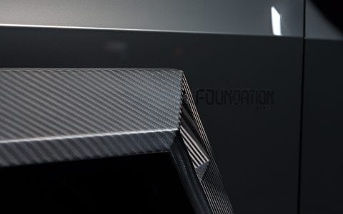 UP INVINCIBLE Cybertruck with Front and Rear Bumper UP-03 Beadlock Forged Wheels Roof Rails with Molle Panel Rack & 50in Light Bar