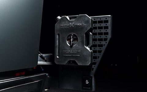 UP INVINCIBLE Cybertruck with Front and Rear Bumper UP-03 Beadlock Forged Wheels Roof Rails with Molle Panel Rack & 50in Light Bar