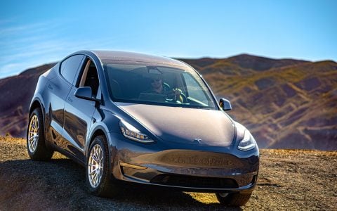 Lifted Tesla Model Y on Dirt and Snow Coilovers with UP Forged UP-03 Off-Road Spec Wheels 1 Lifted Tesla Model Y on Dirt and Snow Coilovers with UP Forged UP-03 Off-Road Spec Wheels