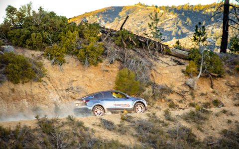 Lifted Tesla Model Y on Dirt and Snow Coilovers with UP Forged UP-03 Off-Road Spec Wheels 11 Lifted Tesla Model Y on Dirt and Snow Coilovers with UP Forged UP-03 Off-Road Spec Wheels