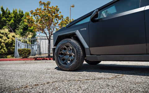 Matte Black PPF Tesla Cyberbeast on UP Forged CYBRHEX Wheels in Gloss Black 10 Matte Black PPF Tesla Cyberbeast on UP Forged CYBRHEX Wheels in Gloss Black