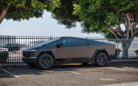 Matte Black PPF Tesla Cyberbeast on UP Forged CYBRHEX Wheels in Gloss Black 11 Matte Black PPF Tesla Cyberbeast on UP Forged CYBRHEX Wheels in Gloss Black