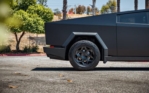 Matte Black PPF Tesla Cyberbeast on UP Forged CYBRHEX Wheels in Gloss Black 5 Matte Black PPF Tesla Cyberbeast on UP Forged CYBRHEX Wheels in Gloss Black