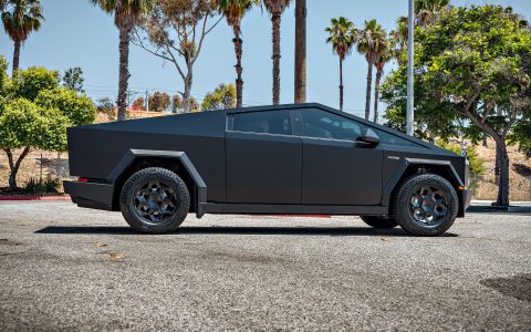 Matte Black PPF Tesla Cyberbeast on UP Forged CYBRHEX Wheels in Gloss Black 7 Matte Black PPF Tesla Cyberbeast on UP Forged CYBRHEX Wheels in Gloss Black