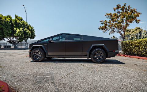 Matte Black PPF Tesla Cyberbeast on UP Forged CYBRHEX Wheels in Gloss Black 9 Matte Black PPF Tesla Cyberbeast on UP Forged CYBRHEX Wheels in Gloss Black