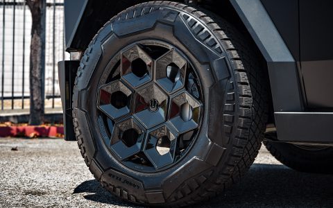 Matte Black PPF Tesla Cyberbeast on UP Forged CYBRHEX Wheels in Gloss Black 6 Matte Black PPF Tesla Cyberbeast on UP Forged CYBRHEX Wheels in Gloss Black