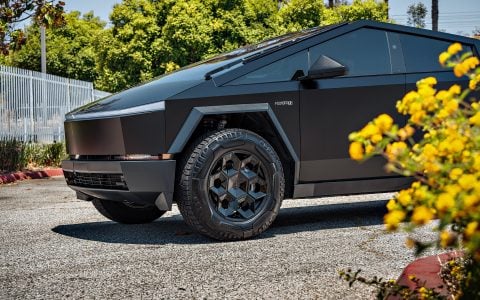 Matte Black PPF Tesla Cyberbeast on UP Forged CYBRHEX Wheels in Gloss Black 8 Matte Black PPF Tesla Cyberbeast on UP Forged CYBRHEX Wheels in Gloss Black