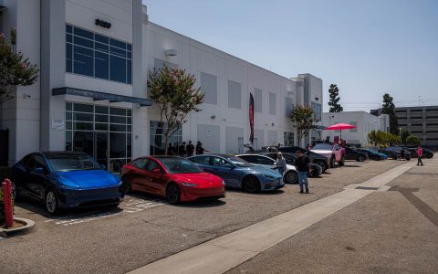 Welcoming Hundreds of Tesla Enthusiasts to Experience the Future of Tesla Customization 43 Outside of the Unplugged Performance Open House Event August 2nd.