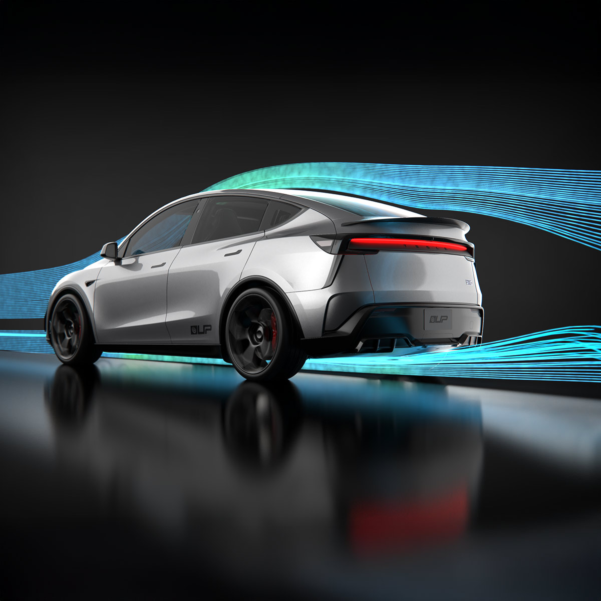 Tesla Model Y (2026+) Efficiency Trunk Spoiler - Unplugged Performance