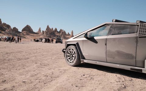 Trona Pinnacles Adventure with UP INVINCIBLE Parts and the Cybertruck Cyber Odyssey Community