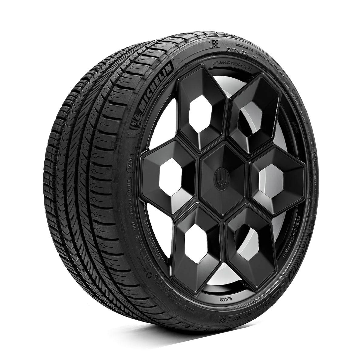 Tesla Model 3 20-Inch UP Forged CYBRHEX Wheel and Tire Package