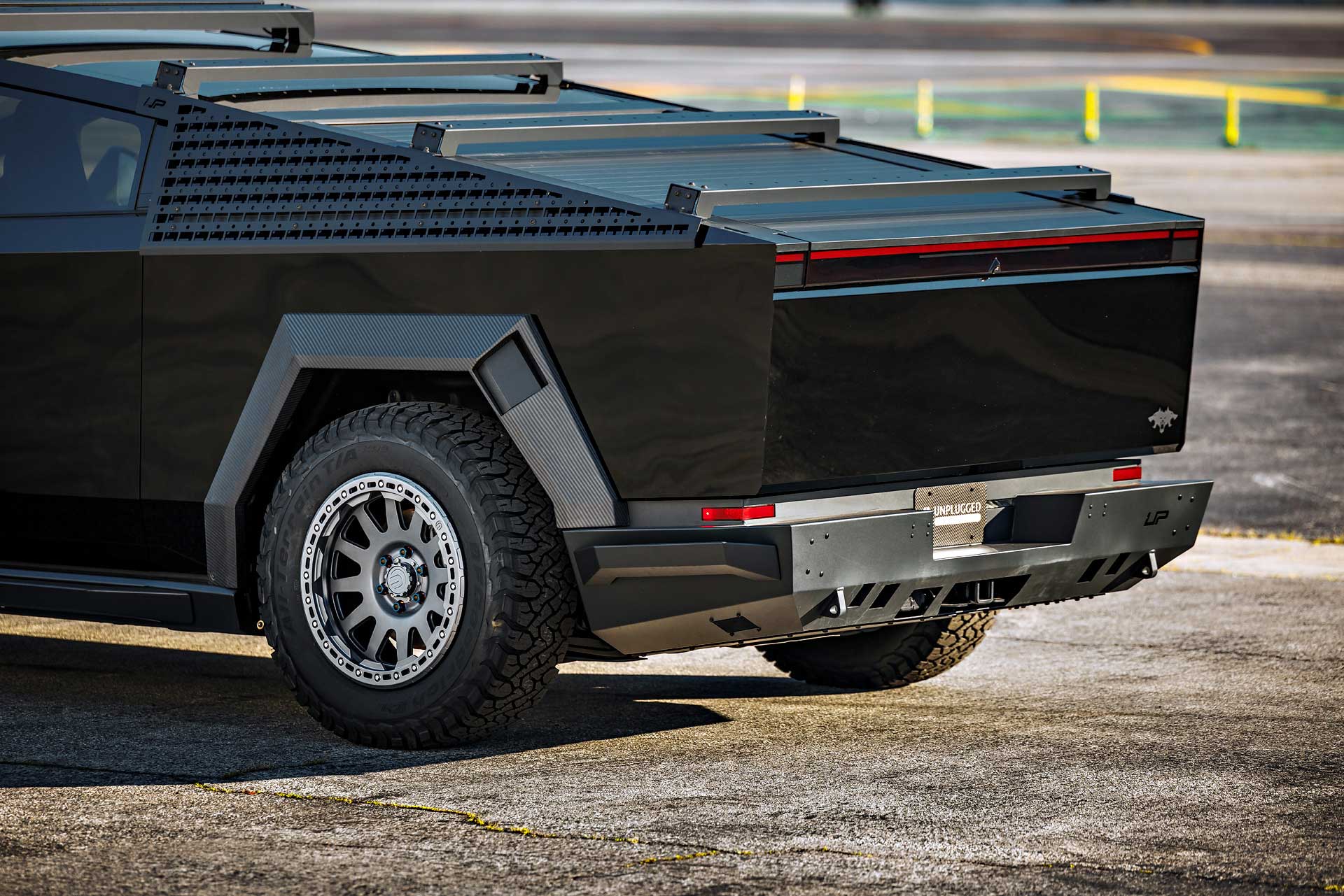 Some Cybertruck builds UP INVINCIBLE start local. This one started on the opposite coast. 11 Some Cybertruck builds UP INVINCIBLE start local. This one started on the opposite coast.