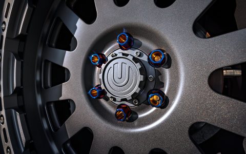 Gloss Black Tesla Cybertruck UP INVINCBILE Build and UP Forged UP-03 Beadlock Wheels Unplugged Performance 1920px (16)