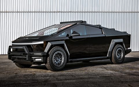 Gloss Black Tesla Cybertruck UP INVINCBILE Build and UP Forged UP-03 Beadlock Wheels Unplugged Performance 1920px (3)