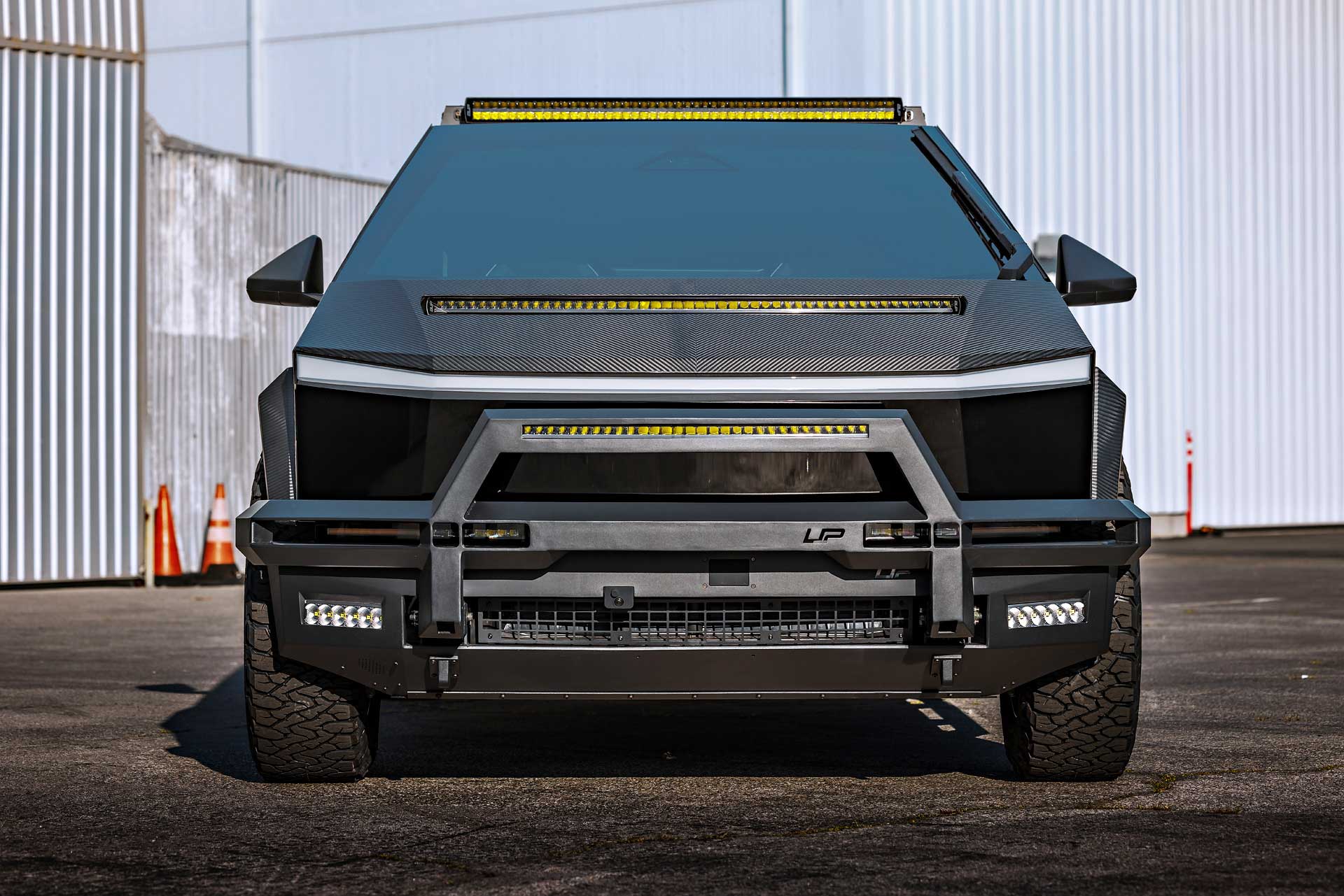 Some Cybertruck builds UP INVINCIBLE start local. This one started on the opposite coast. 7 Some Cybertruck builds UP INVINCIBLE start local. This one started on the opposite coast.