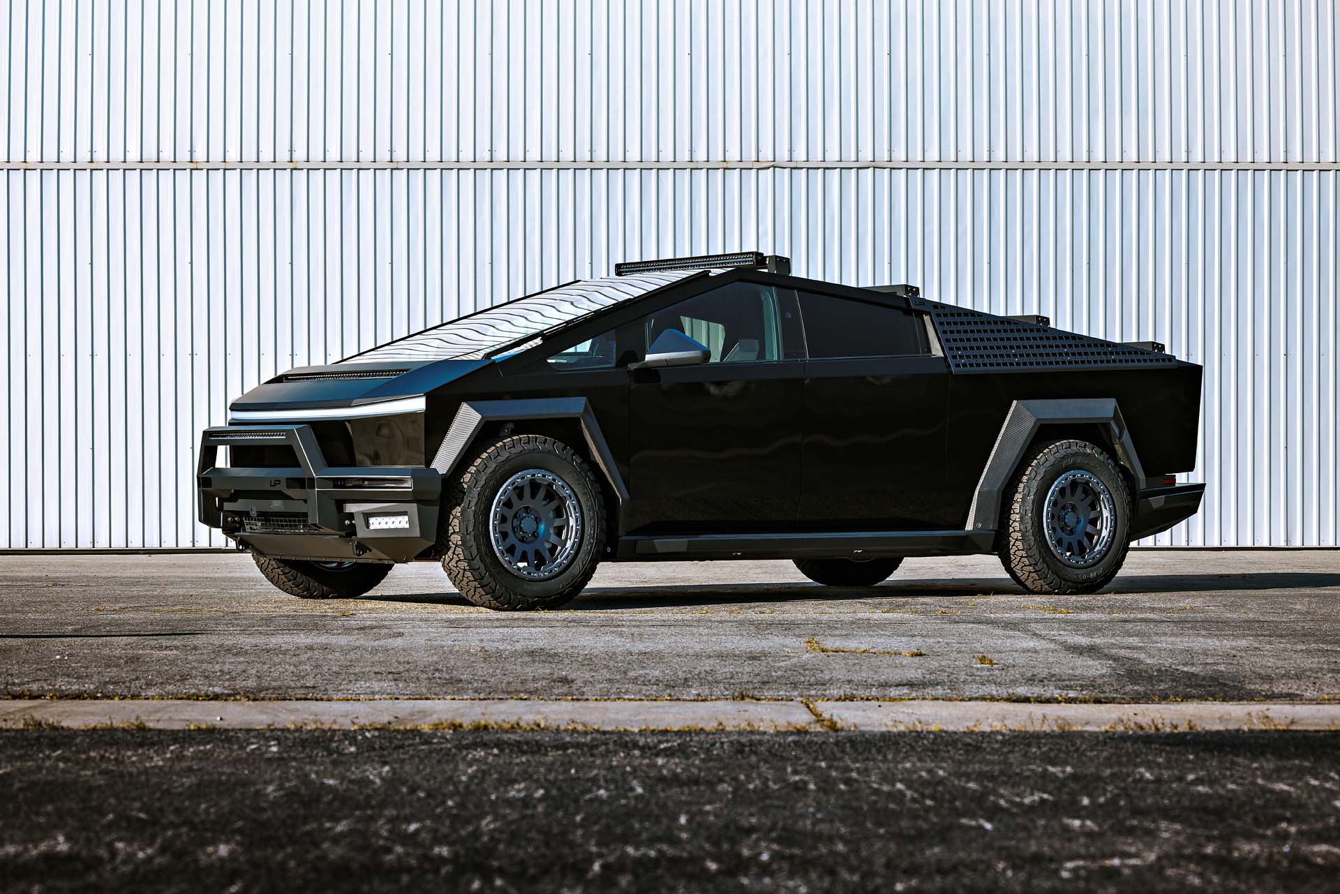 Some Cybertruck builds UP INVINCIBLE start local. This one started on the opposite coast. 10 Some Cybertruck builds UP INVINCIBLE start local. This one started on the opposite coast.