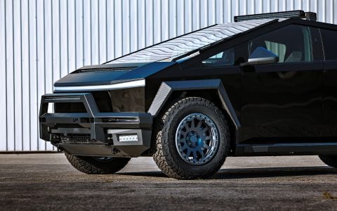 Gloss Black Tesla Cybertruck UP INVINCBILE Build and UP Forged UP-03 Beadlock Wheels Unplugged Performance 1920px (7)