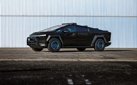 Gloss Black Tesla Cybertruck UP INVINCBILE Build and UP Forged UP-03 Beadlock Wheels Unplugged Performance 1920px (8)