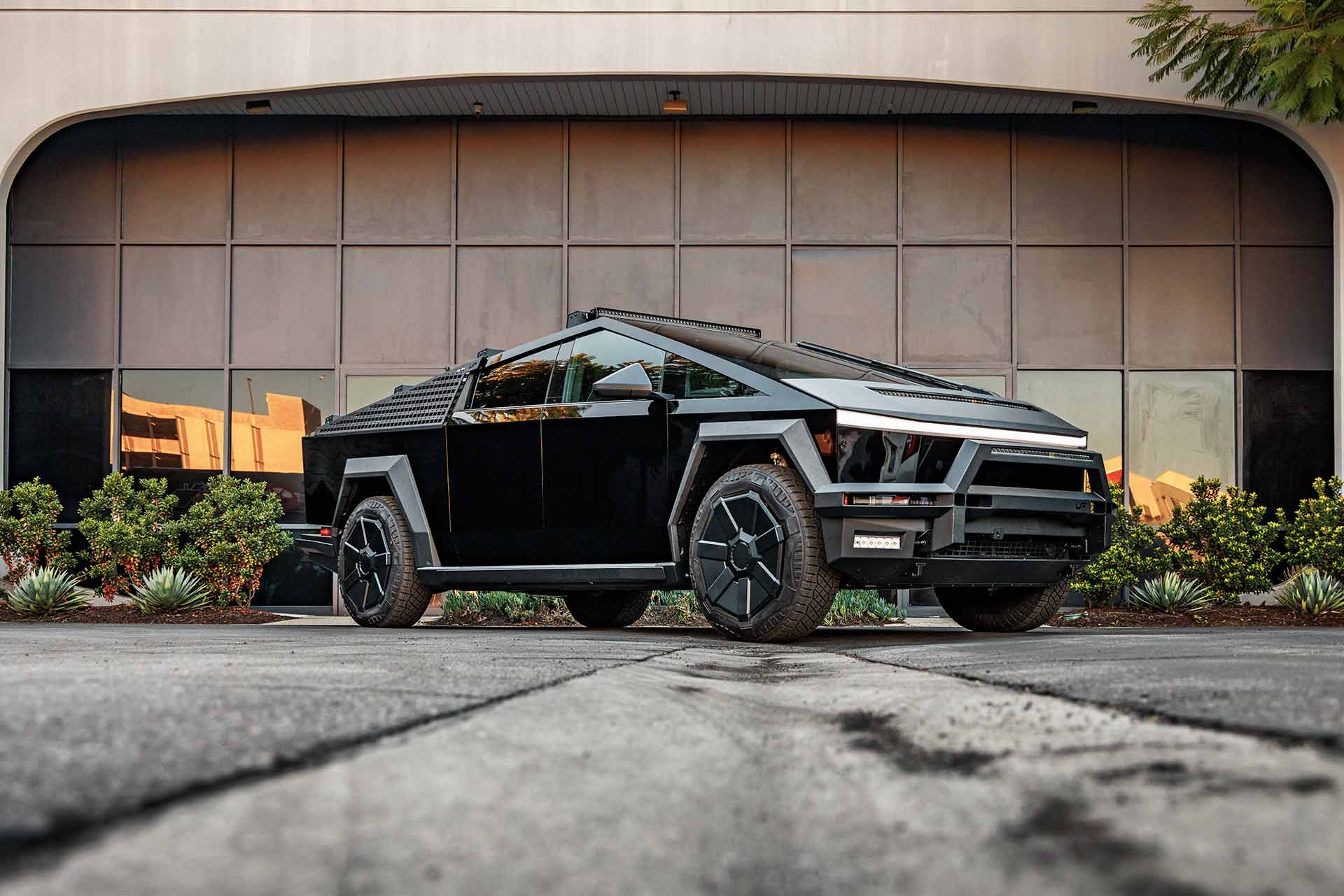 Gloss Black Tesla Cybertruck UP INVINCIBLE Build