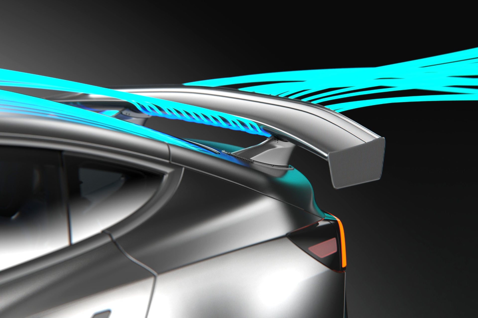 自動車 WING model Taurus Ruber 2021 GP Gurney Flap For UP Ascension-RR Rear Wing - Unplugged Performance