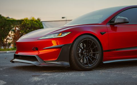 Ultra Red Tesla Model 3 Performance on 18-Inch UP Forged Race Spec UP-03 Wheels in Gloss Black 10 Ultra Red Tesla Model 3 Performance on 18-Inch UP Forged Race Spec UP-03 Wheels in Gloss Black 16