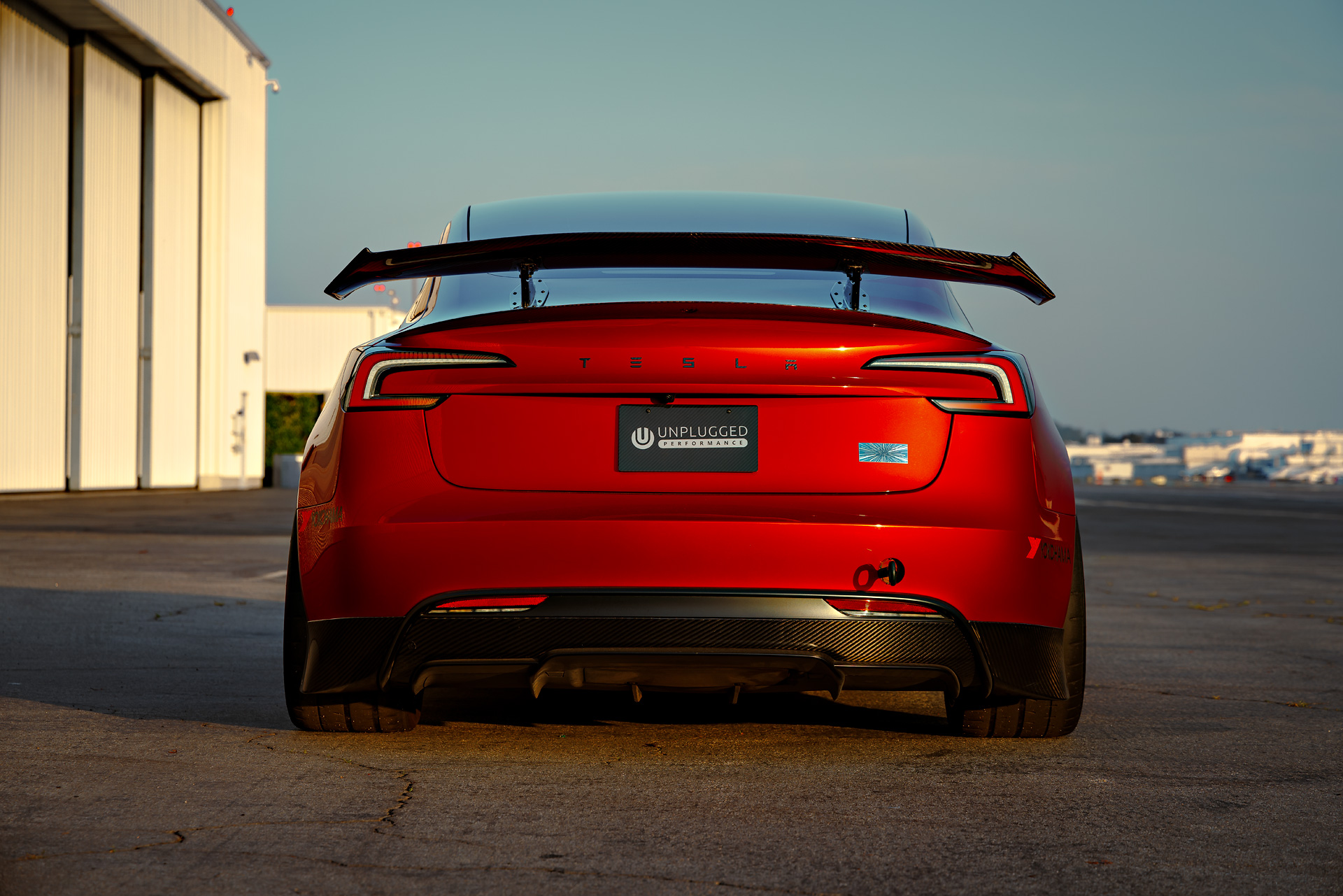 Ascension-RR Rear Carbon Fiber Wing: Functional Aero for the 2024+ Tesla Model 3 Highland 7 Tesla Model 3 UP Ascension-RR Rear Carbon Fiber Wing Set Unplugged Performance 1920px (6)